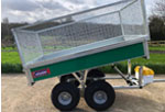 agg1600 trailer electric tip twin axle